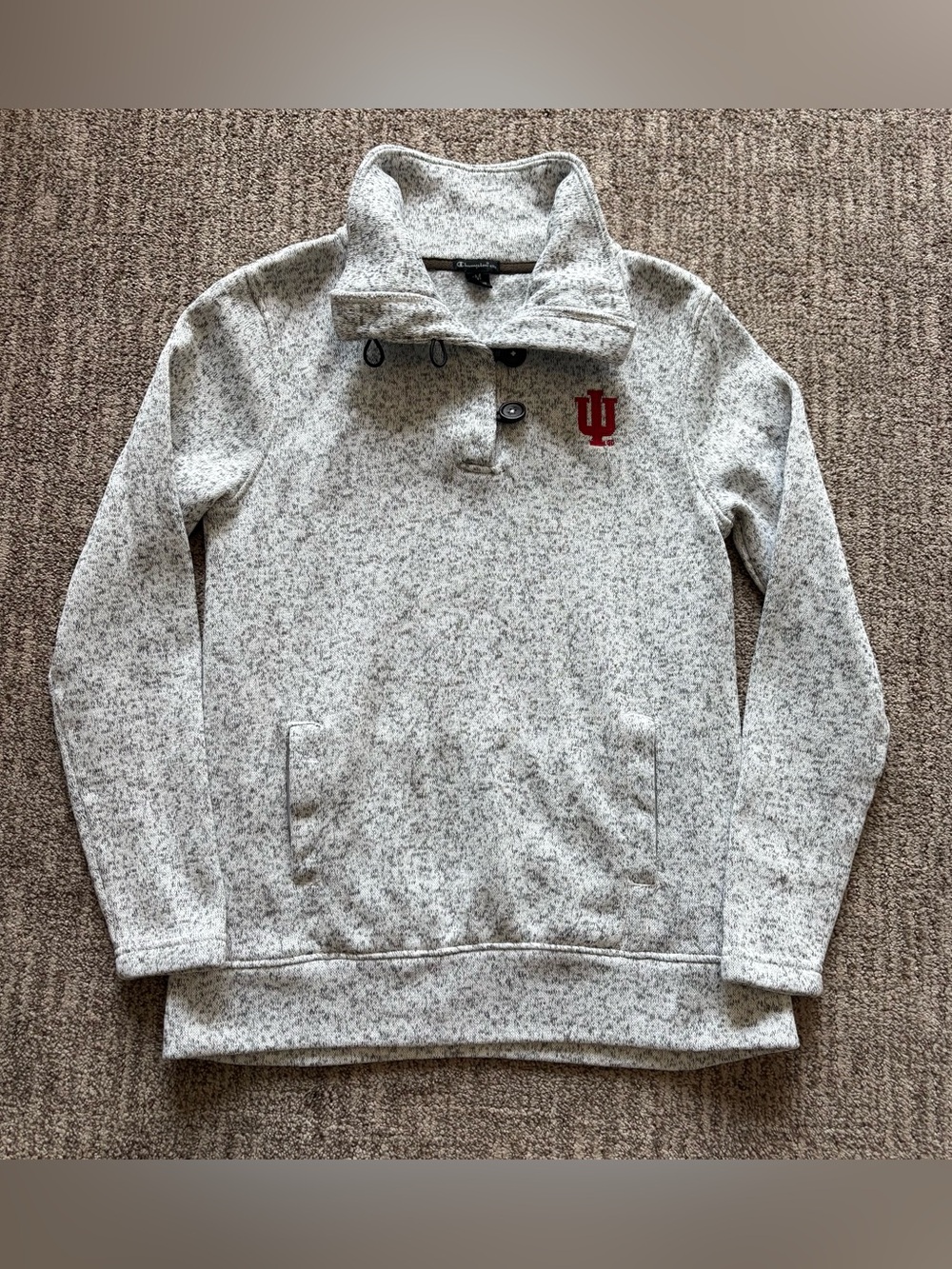 IU Indiana University women’s Champion fleece sweatshirt size Medium